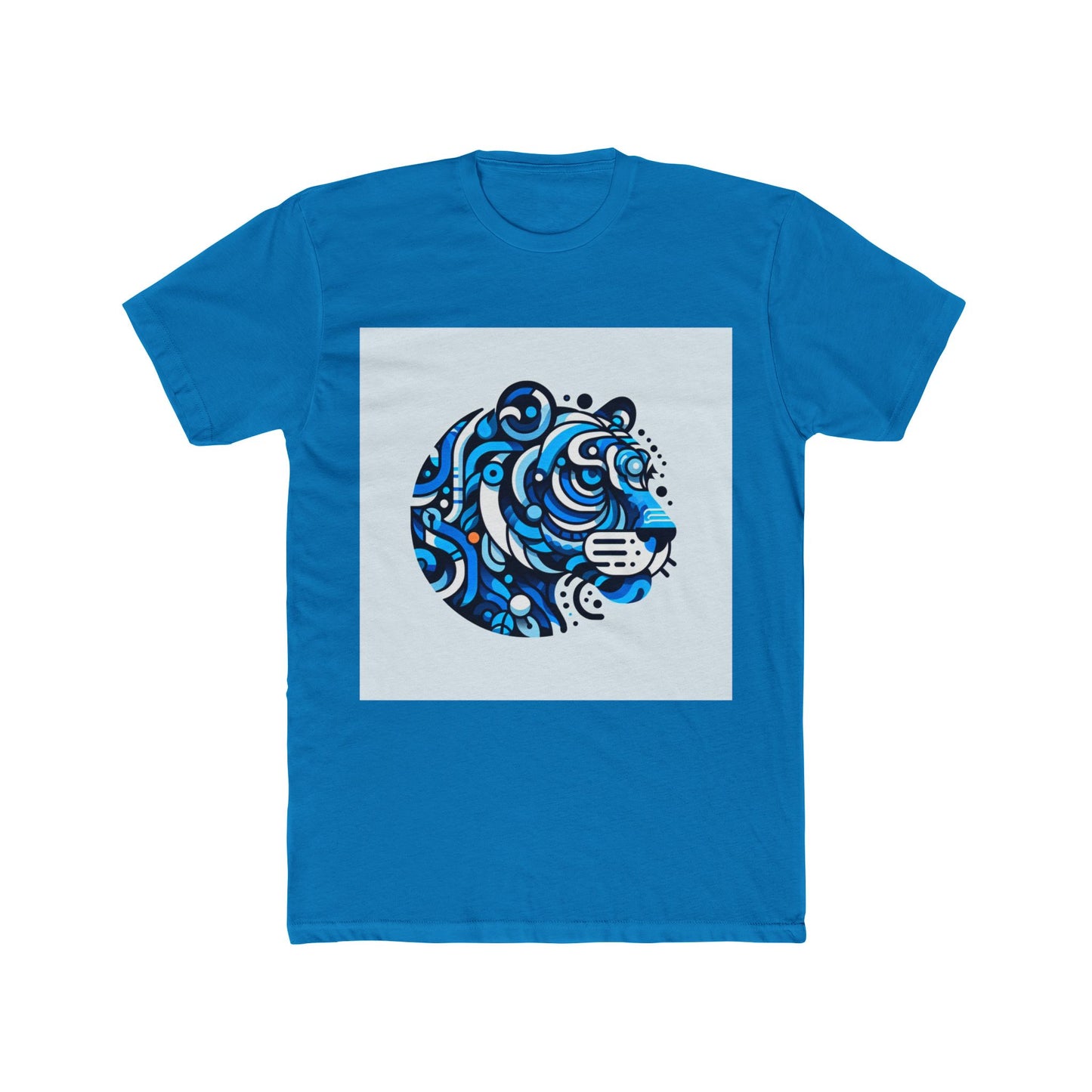 unisex t-shirt with blue animal graphic – trendy 22 design, stylish & comfortable tee for fashion-forward men & women