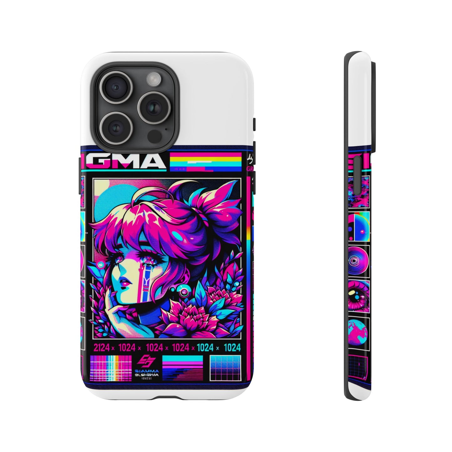 sigma grindset 3d wrap protective phone case for anime lovers, durable shock absorption, uv protected, stylish accessory for unique self-expression