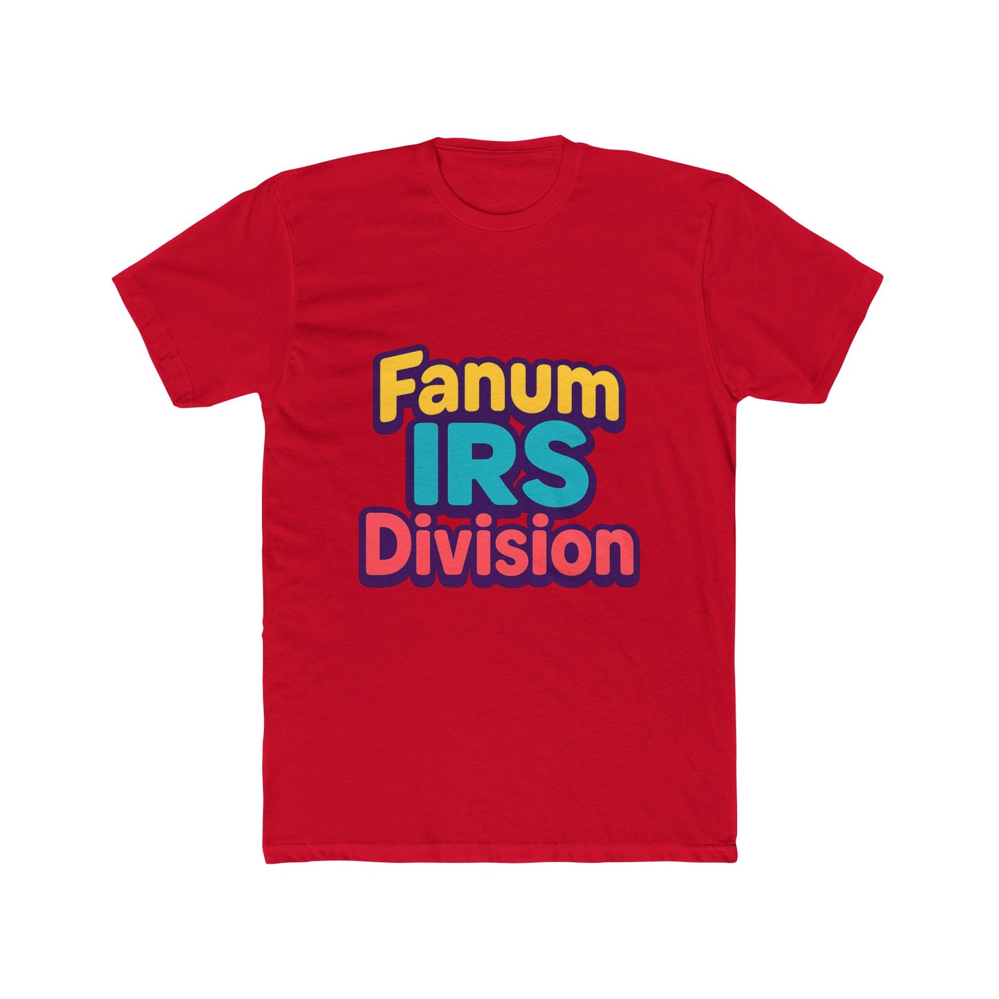 fanum irs division meme unisex t-shirt - multicolor graphic tee for men and women, casual wear