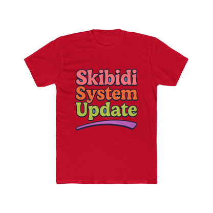 Skibidi System Update Meme Multicolor Unisex T-Shirt - Funny Graphic Tee for All Ages