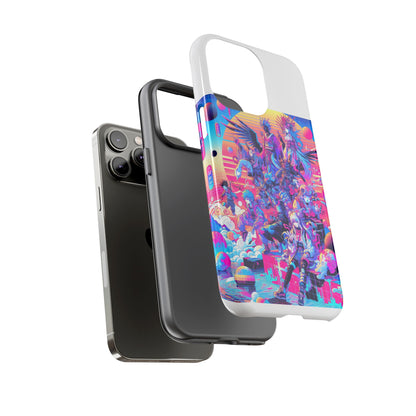 Zero Npc Energy Vibrant 3D Protective Phone Case for Anime Lovers