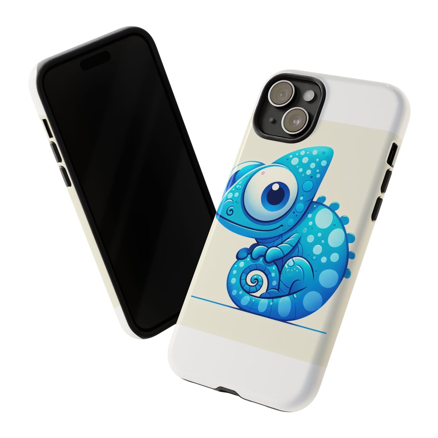 vibrant 3d cartoon chameleon phone case for adults and teens stylish protection compatible with iphone 13, 14, 15 & 16 – all models including pro, pro max & plus
