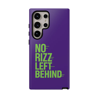 Tough Phone Case - No Rizz Left Behind - Durable, Stylish Protection for Active Lifestyles - Impact-Resistant, Dual Layer, Shock-Absorbing TPU - Perfect Gift for Tech Lovers