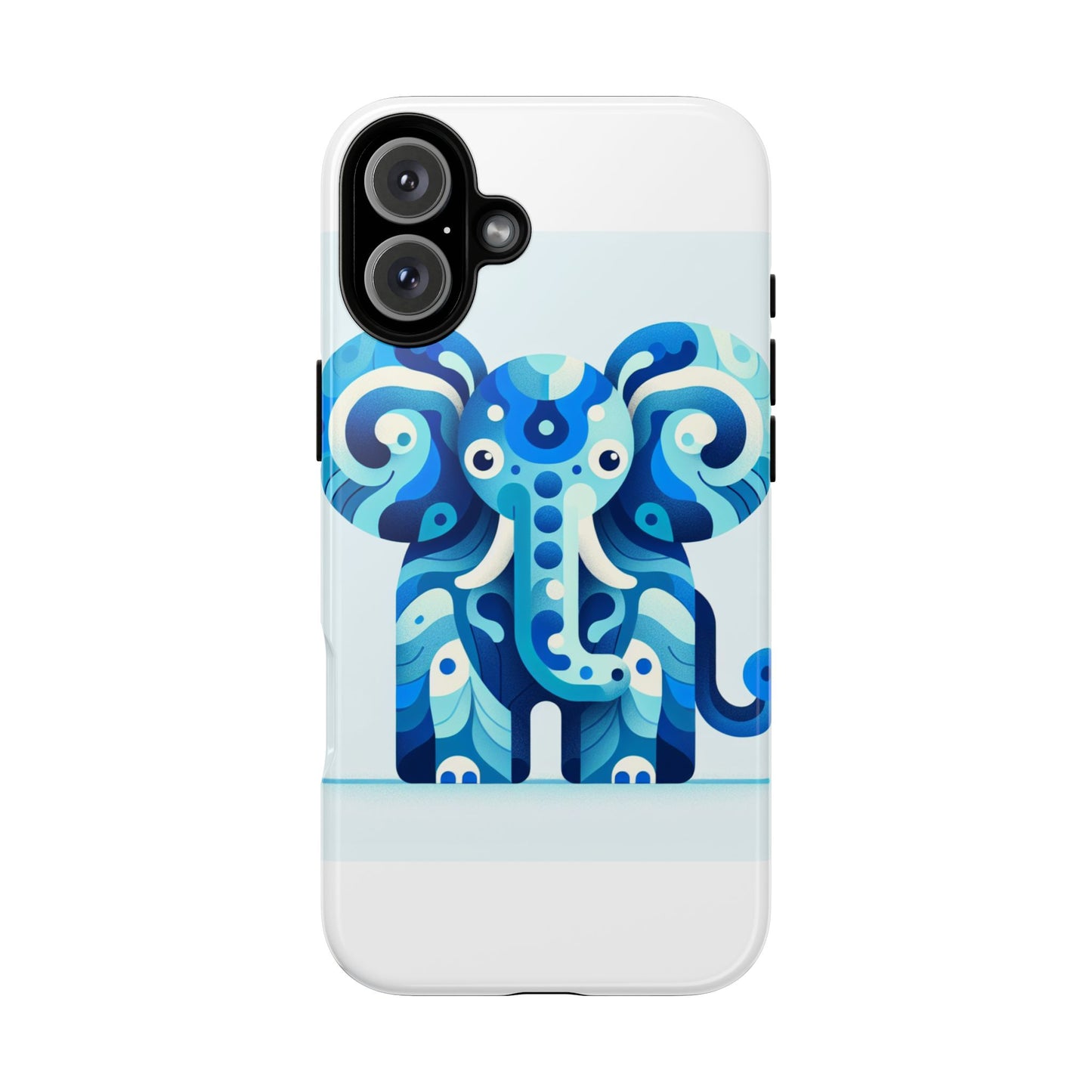 vibrant 3d protective phone case with artistic elephant design for unique expression compatible with iphone 13, 14, 15 & 16 – all models including pro, pro max & plus