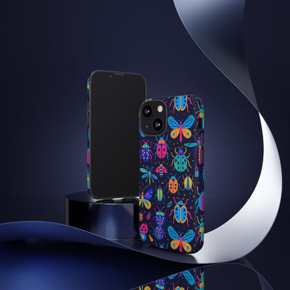 Vibrant 3D Insect Design Phone Case for Stylish Protection and Unique Aesthetic Compatible with iPhone 13, 14, 15 & 16 – all models including Pro, Pro Max & Plus