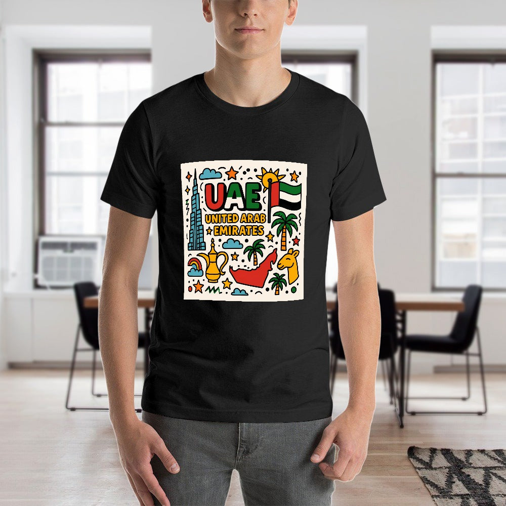 men's unisex cotton short sleeve printed t-shirt, comfortable fitness and casual wear, double-sided graphic design, ideal gift for him, trendy personality tee