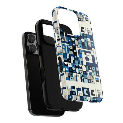 Blue Alphabet F Letter Phone Case for Smartphones, Durable Shockproof TPU Cover with Vivid 3D Wrap Design for Tech Enthusiasts and Anime Fans