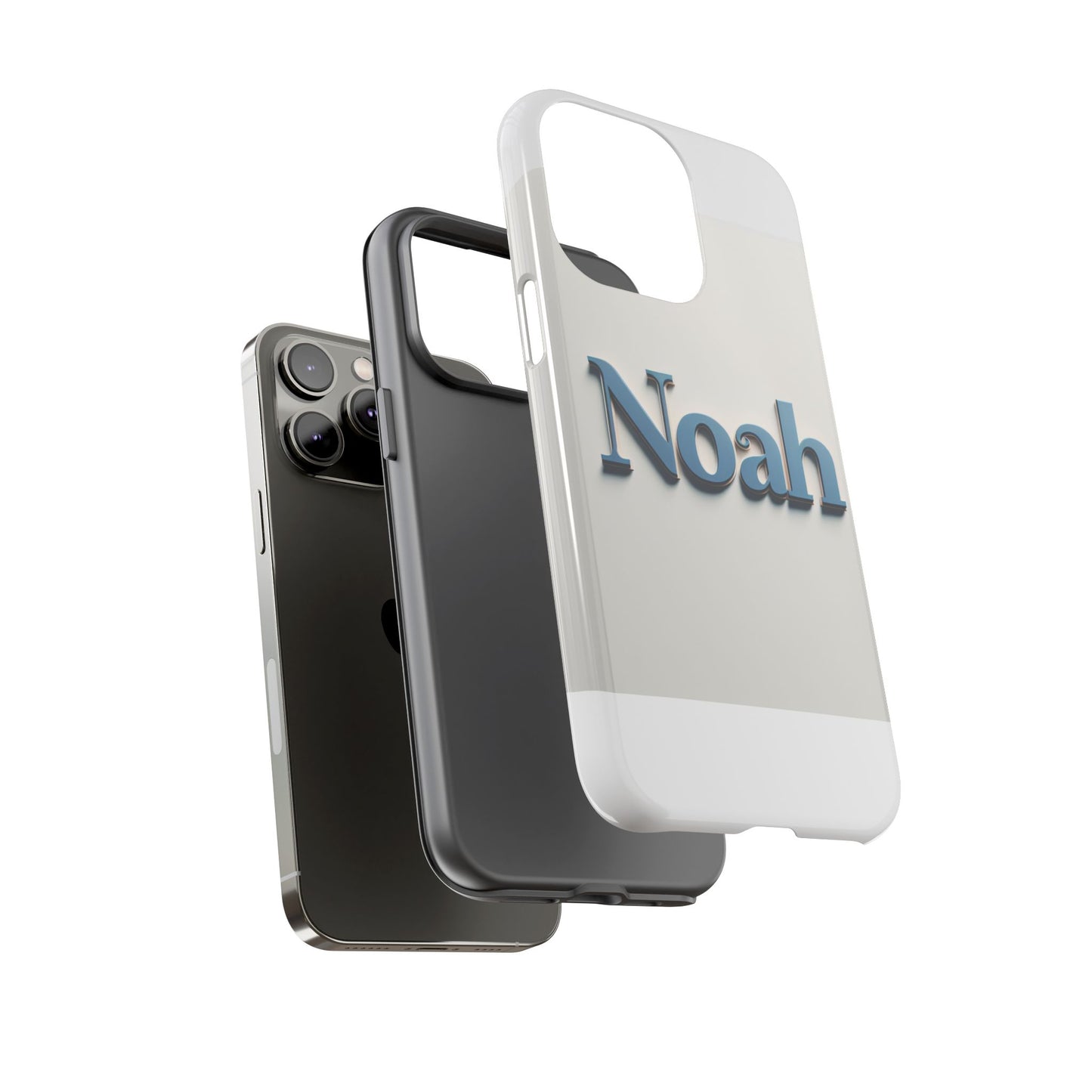 vibrant 3d name phone case in blue retro style – unique protection accessory for self-expression compatible with iphone 13, 14, 15 & 16 – all models including pro, pro max & plus