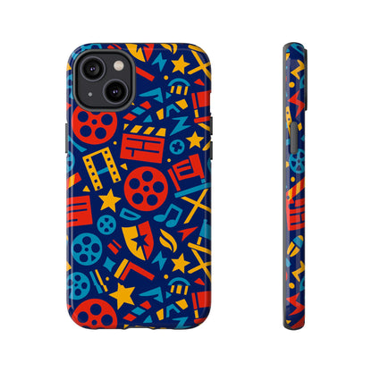 Vibrant 3D Movie Icons Protective Phone Case for Kids and Adults – Stylish Accessory – Compatible with iPhone 13, 14, 15 & 16 – all models including Pro, Pro Max & Plus