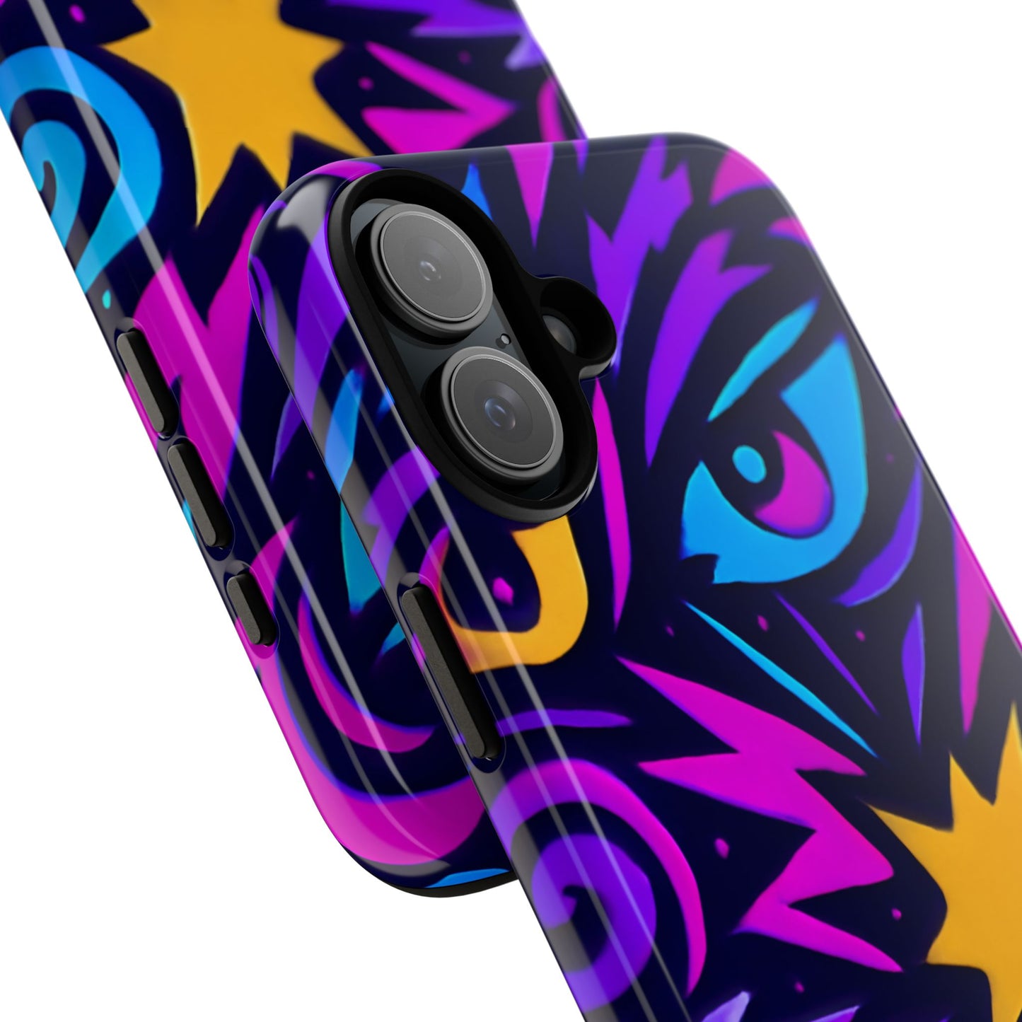 vibrant multicolour 3d wrap phone case for stylish protection and unique expression – compatible with iphone 13, 14, 15 & 16 – all models including pro, pro max & plus