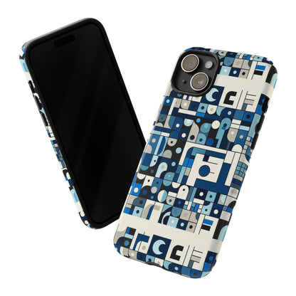 Blue Alphabet F Letter Phone Case for Smartphones, Durable Shockproof TPU Cover with Vivid 3D Wrap Design for Tech Enthusiasts and Anime Fans