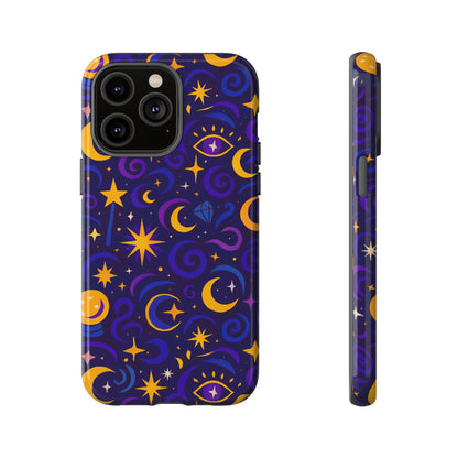 Vibrant 3D Cosmic Design Phone Case for Stylish Protection with Multicolour Stars and Swirls Compatible with iPhone 13, 14, 15 & 16 – All Models Including Pro, Pro Max & Plus