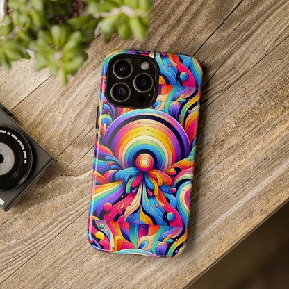 Pattern Image 10 Retro Anime Comic Phone Case for Men Women with Vibrant Abstract Design Compatible with iPhone 13, 14, 15 & 16 – all models including Pro, Pro Max & Plus