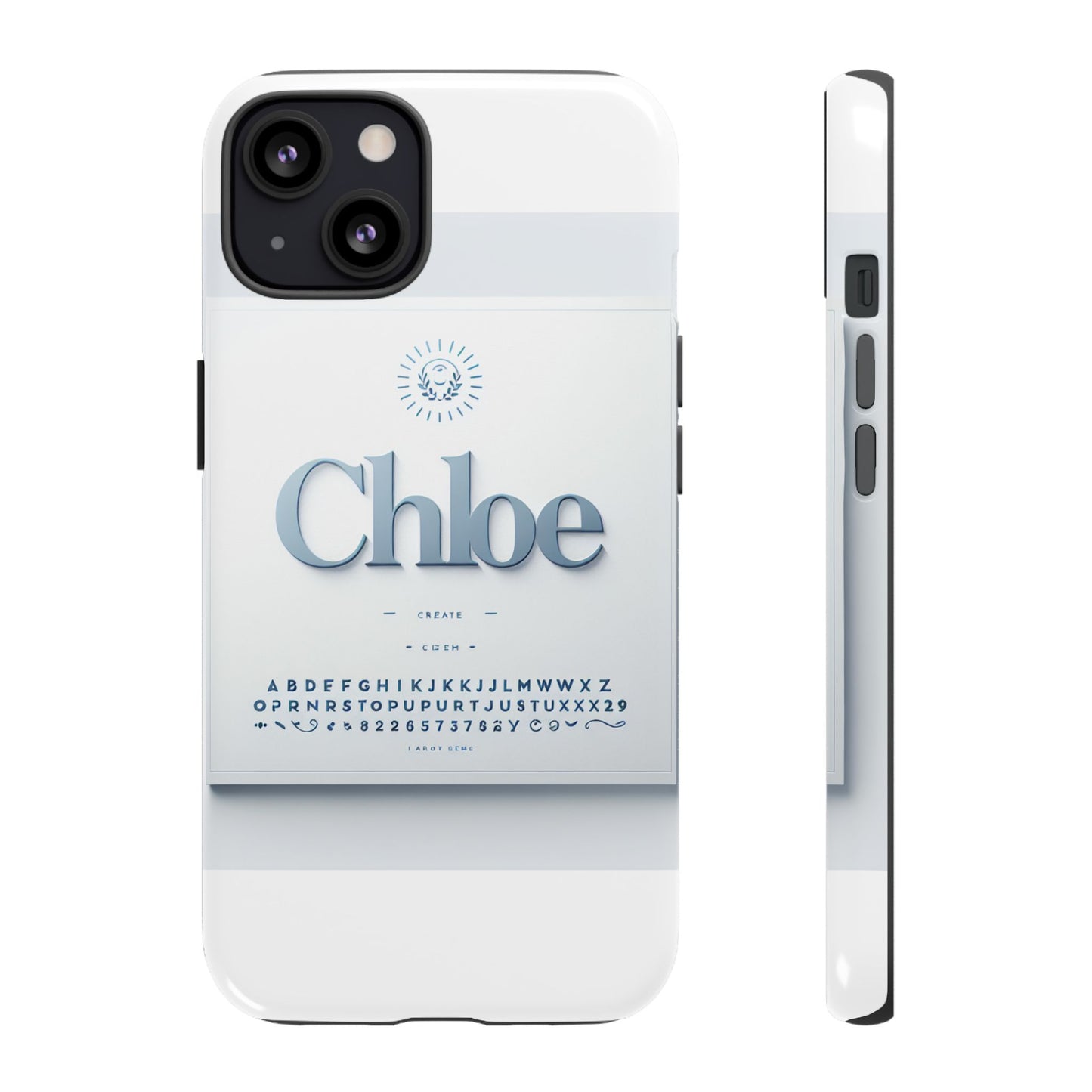 vibrant 3d protective phone case with playful blue alphabet design stylish accessory for self-expression compatible with iphone 13, 14, 15 & 16 – all models including pro, pro max & plus