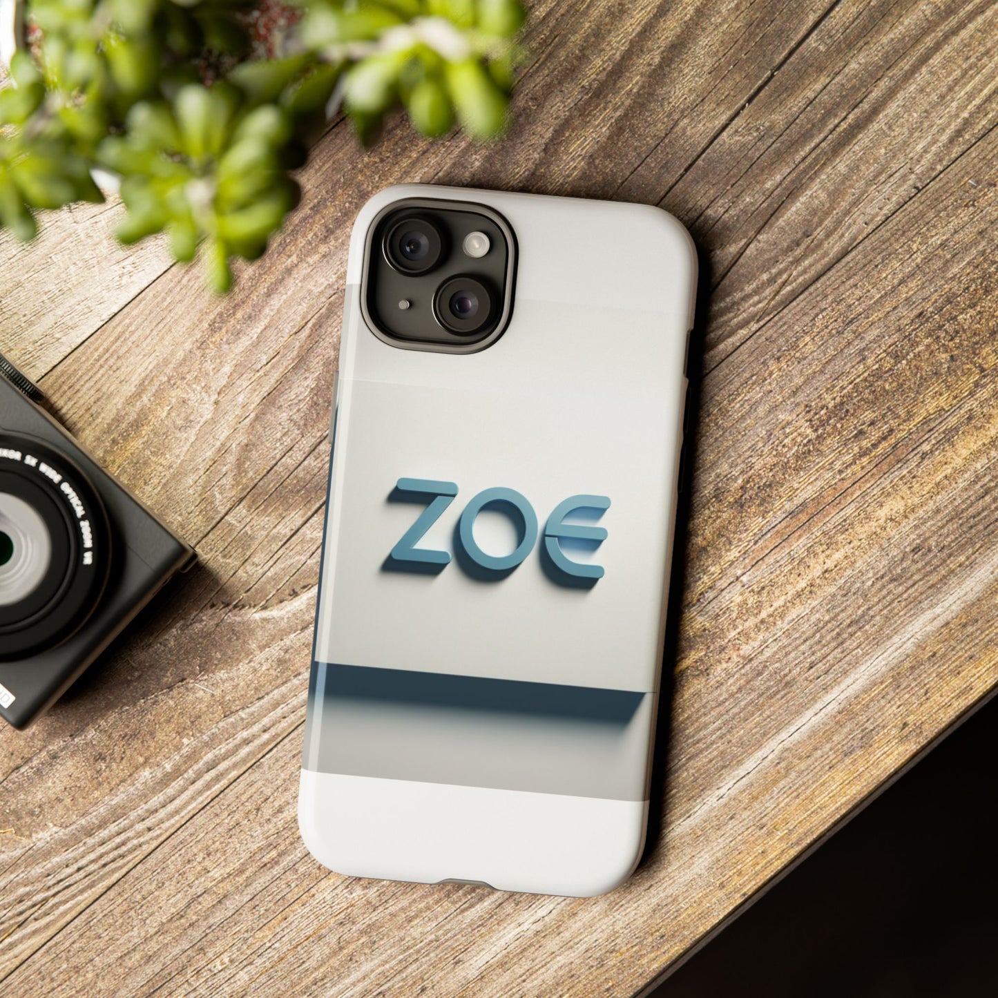 vibrant 3d lettering phone case in blue design for stylish protection compatible with iphone 13, 14, 15 & 16 – all models including pro, pro max & plus