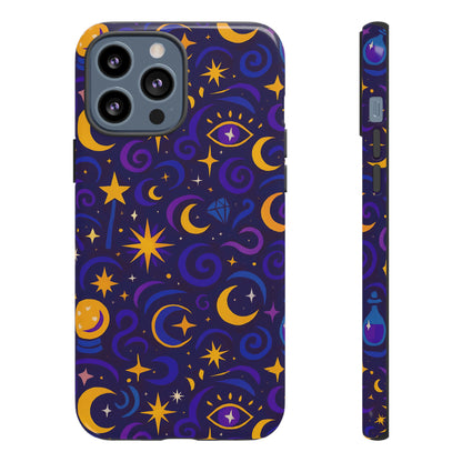 Vibrant 3D Cosmic Design Phone Case for Stylish Protection with Multicolour Stars and Swirls Compatible with iPhone 13, 14, 15 & 16 – All Models Including Pro, Pro Max & Plus