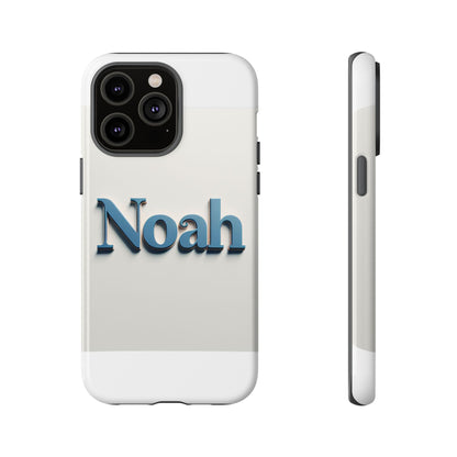 Vibrant 3D Name Phone Case in Blue Retro Style – Unique Protection Accessory for Self-Expression Compatible with iPhone 13, 14, 15 & 16 – all models including Pro, Pro Max & Plus