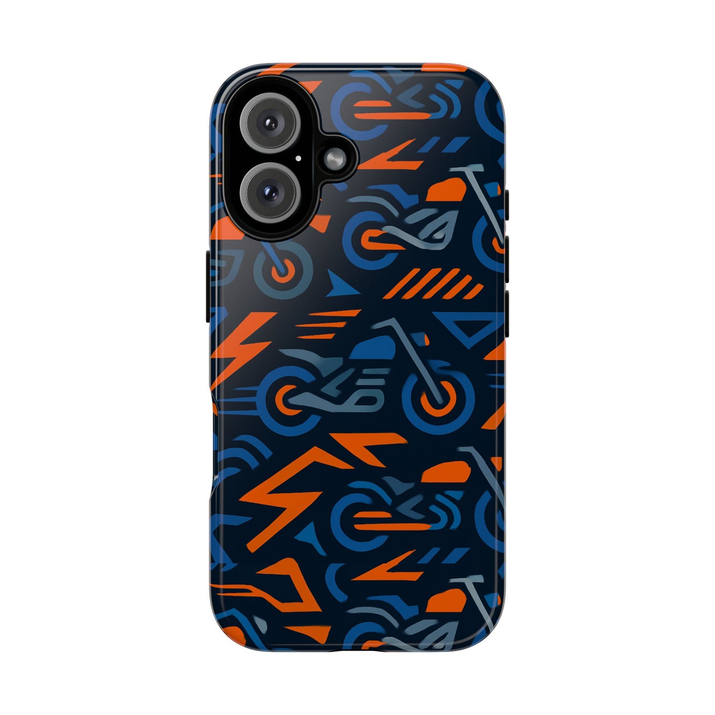 multicolour 3d wrap motorcycle protective phone case – vibrant design for stylish protection compatible with iphone 13, 14, 15 & 16 – all models including pro, pro max & plus