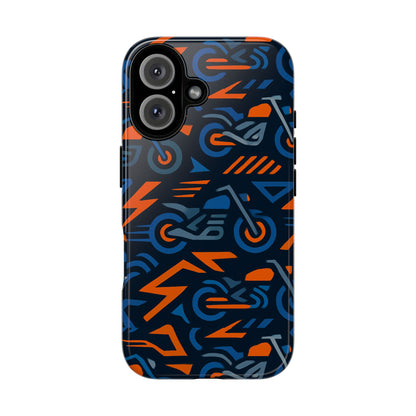 Multicolour 3D Wrap Motorcycle Protective Phone Case – Vibrant Design for Stylish Protection Compatible with iPhone 13, 14, 15 & 16 – all models including Pro, Pro Max & Plus