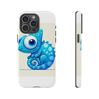 Vibrant 3D Cartoon Chameleon Phone Case for Adults and Teens Stylish Protection Compatible with iPhone 13, 14, 15 & 16 – All Models Including Pro, Pro Max & Plus