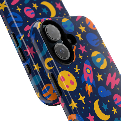 Vibrant 3D Space Theme Protective Phone Case for Trendsetters and Creatives Stylish Protection Compatible with iPhone 13, 14, 15 & 16 – all models including Pro, Pro Max & Plus