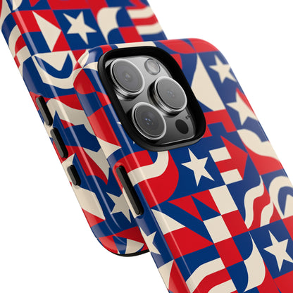 Vibrant Geometric 3D Wrap Protective Phone Case in Multicolour Design for Stylish Protection - Ideal for Men and Women, Compatible with iPhone 13, 14, 15 & 16 – all models including Pro, Pro Max & Plus
