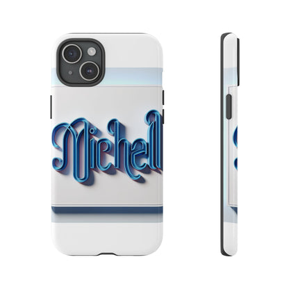 Vibrant 3D Glossy Phone Case in Retro Blue Design Stylish Protection Accessory Compatible with iPhone 13, 14, 15 & 16 – all models including Pro, Pro Max & Plus