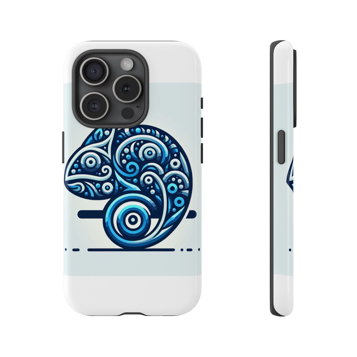 vibrant 3d blue animal design protective phone case – unique accessory for self-expression compatible with iphone 13, 14, 15 & 16 – all models including pro, pro max & plus