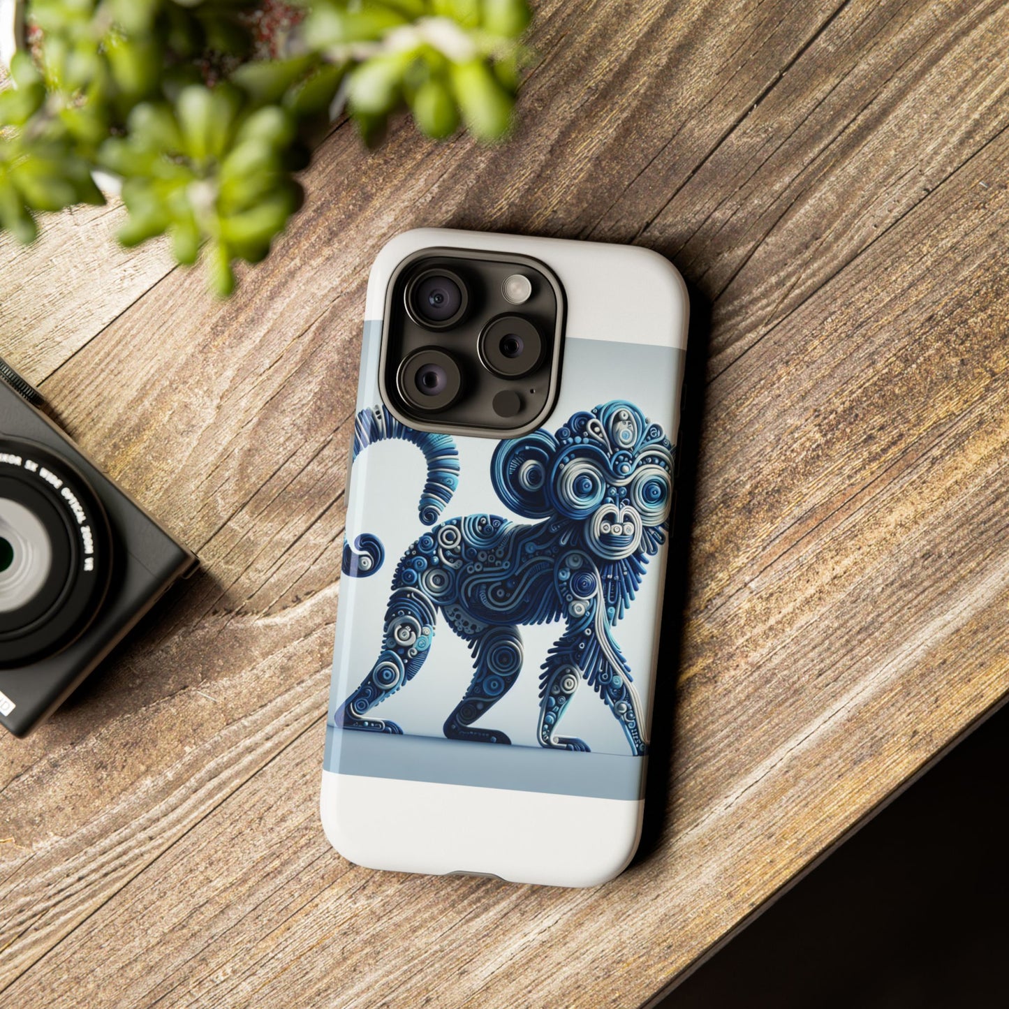 vibrant 3d wrap protective phone case with unique monkey design – stylish accessory for men and women compatible with iphone 13, 14, 15 & 16 – all models including pro, pro max & plus