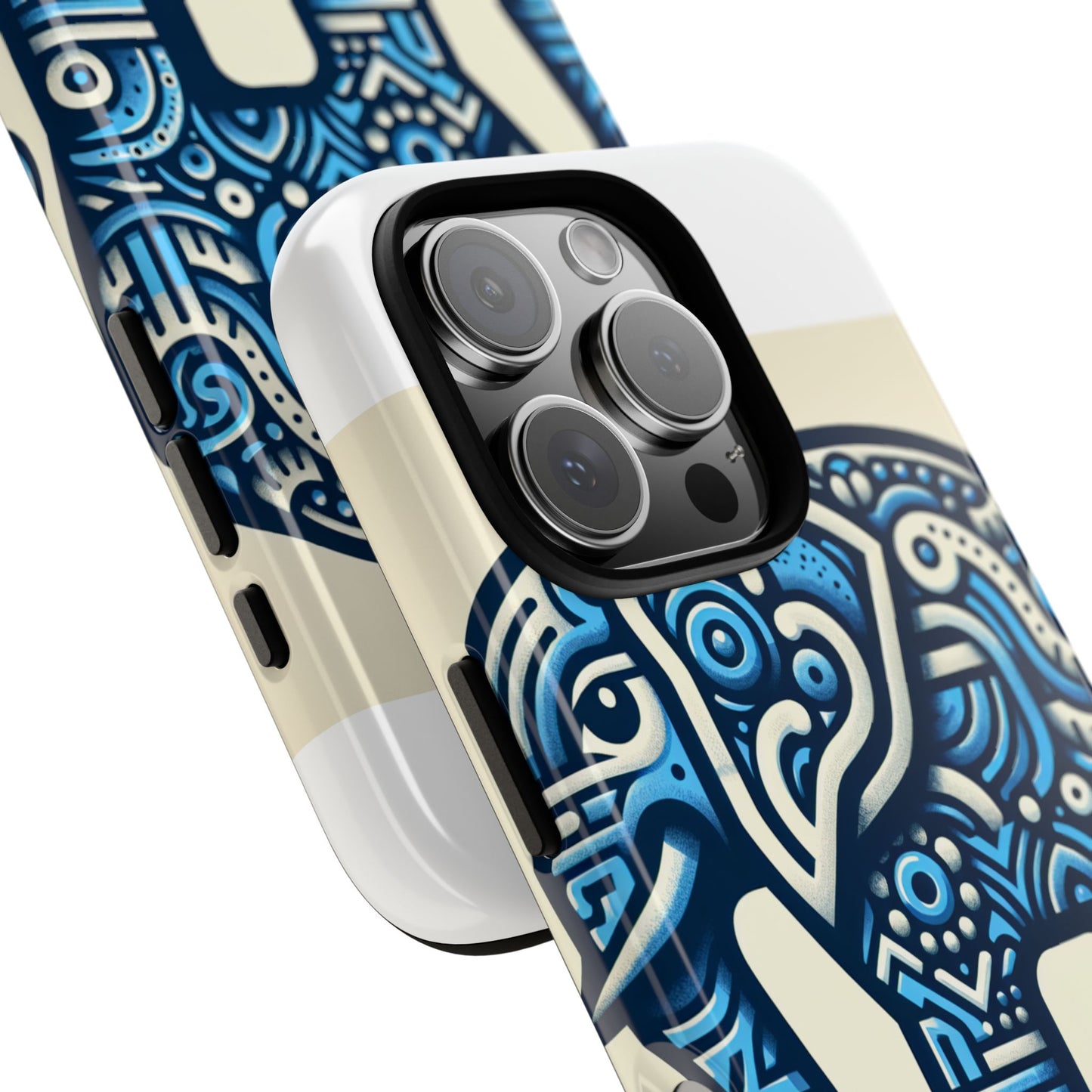 vibrant 3d elephant design phone case for stylish protection and unique aesthetic compatible with iphone 13, 14, 15 & 16 – all models including pro, pro max & plus