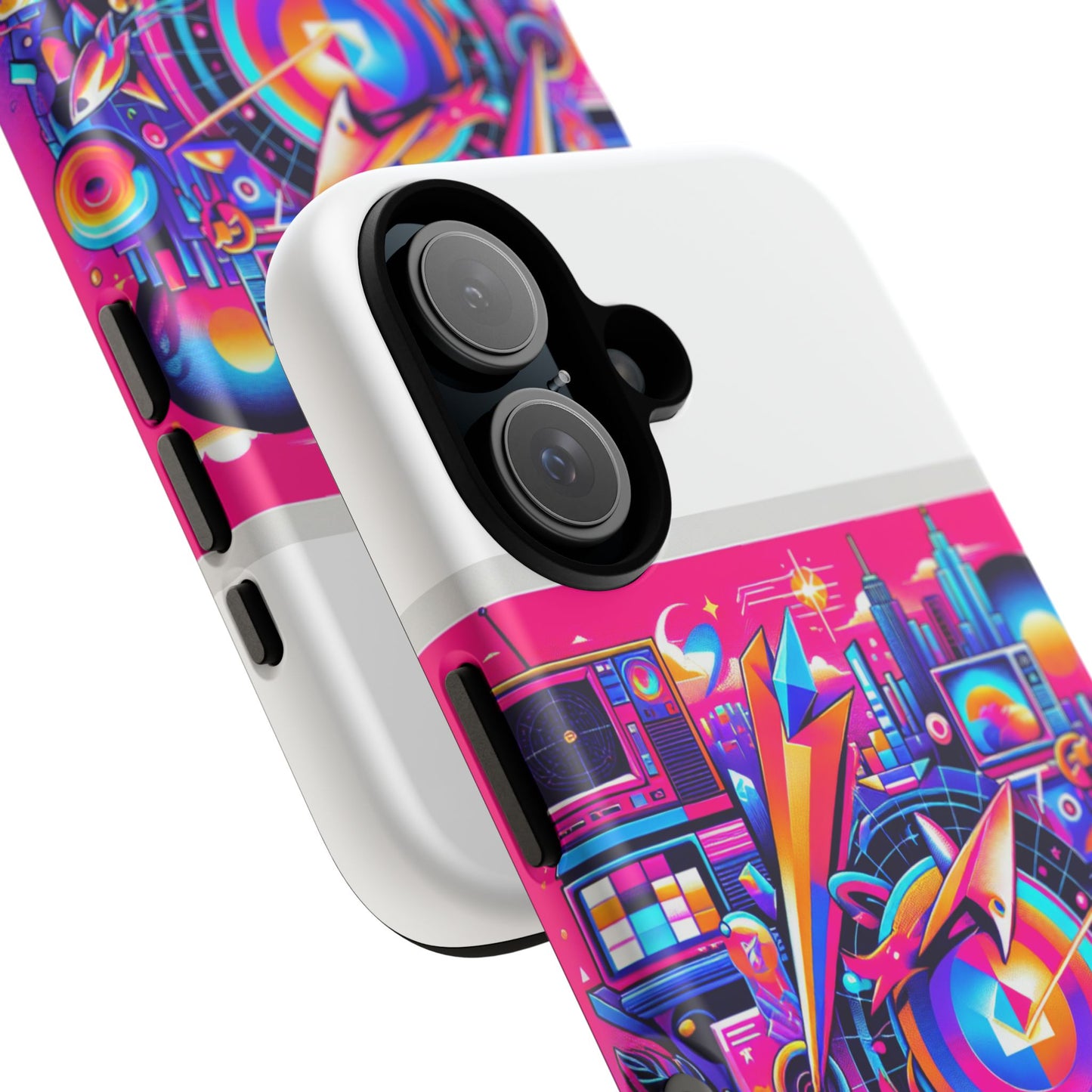 gyatt radar online 3d wrap protective phone case for smartphones, retro anime design, durable shock absorption, uv protected, glossy or matte finish