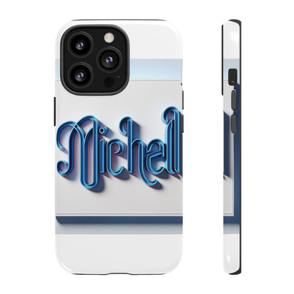 Vibrant 3D Glossy Phone Case in Retro Blue Design Stylish Protection Accessory Compatible with iPhone 13, 14, 15 & 16 – all models including Pro, Pro Max & Plus