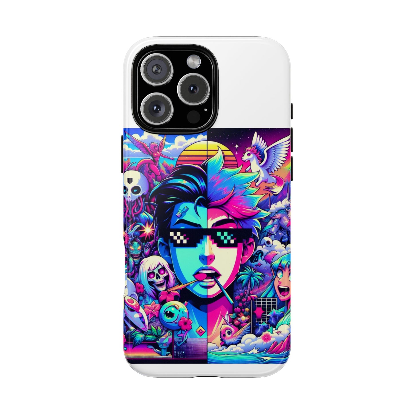 skibidi on sight protective phone case for anime lovers