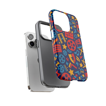Vibrant 3D Movie Icons Protective Phone Case for Kids and Adults – Stylish Accessory – Compatible with iPhone 13, 14, 15 & 16 – all models including Pro, Pro Max & Plus