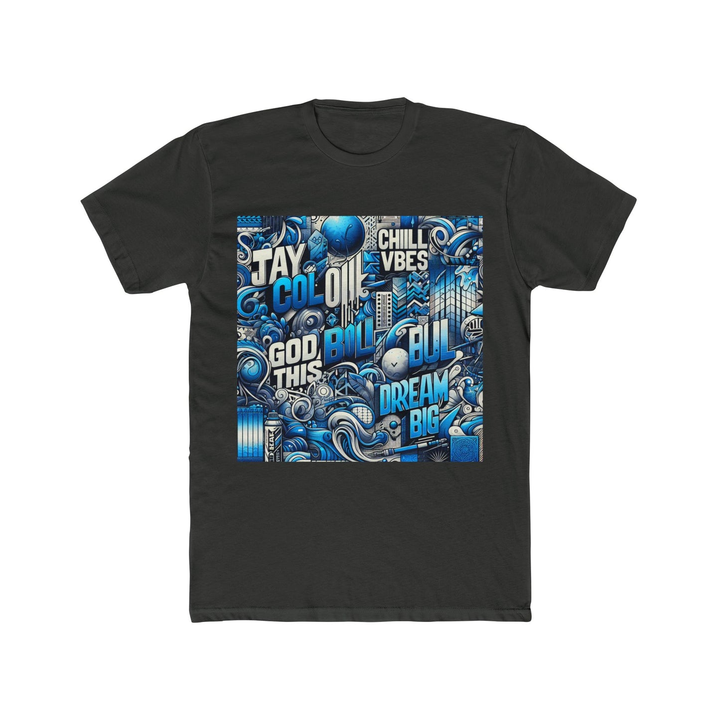 stylish & comfortable unisex t-shirt for men & women - aesthetic blue graphic tee