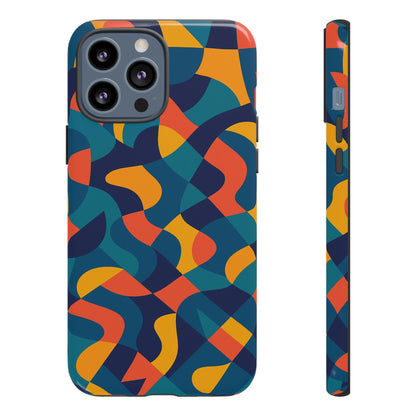 Vibrant Multicolour Abstract Phone Case for Stylish Protection Compatible with iPhone 13, 14, 15 & 16 – All Models Including Pro, Pro Max & Plus