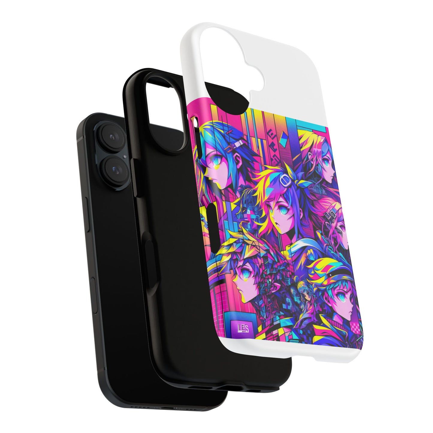 cap-free culture protective phone case with 3d wrap design, durable silicone liner, uv resistant, ideal gift for anime and comic fans
