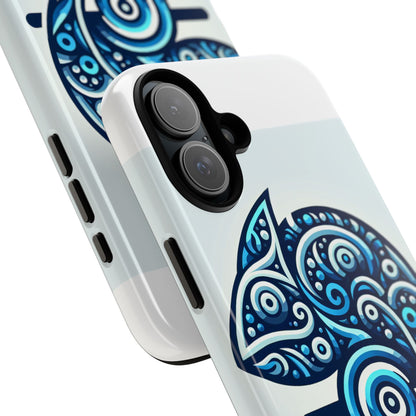 Vibrant 3D Blue Animal Design Protective Phone Case – Unique Accessory for Self-Expression Compatible with iPhone 13, 14, 15 & 16 – all models including Pro, Pro Max & Plus