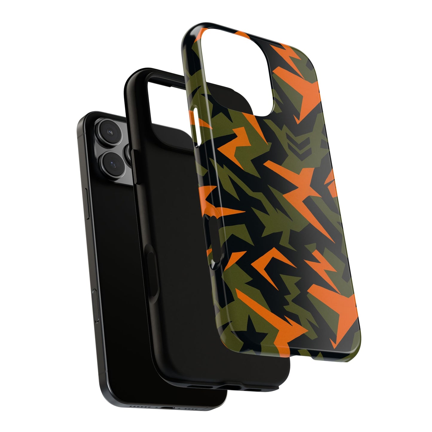 military camouflage 3d wrap protective phone case for bold expression and unique style compatible with iphone 13, 14, 15 & 16 – all models including pro, pro max & plus