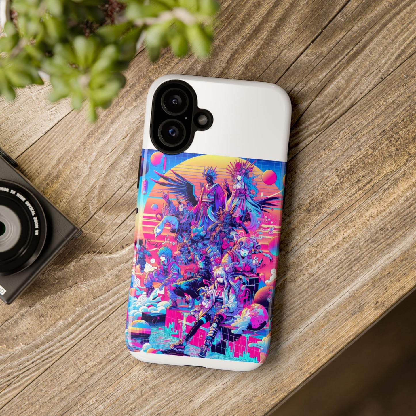 zero npc energy protective phone case with 3d wrap design for anime lovers, shock absorbing and uv protected, stylish accessory for smartphones