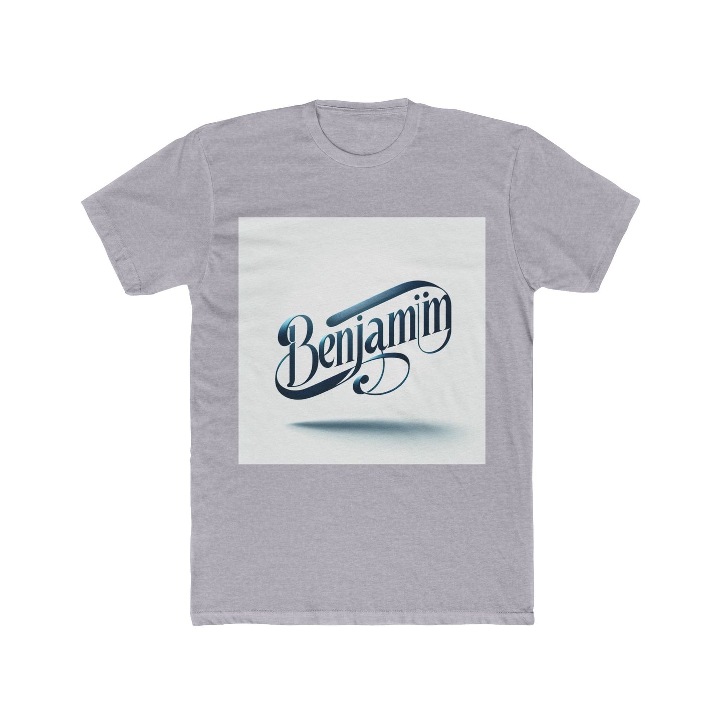 alphabet blue unisex t-shirt – comfortable premium cotton graphic tee for casual wear