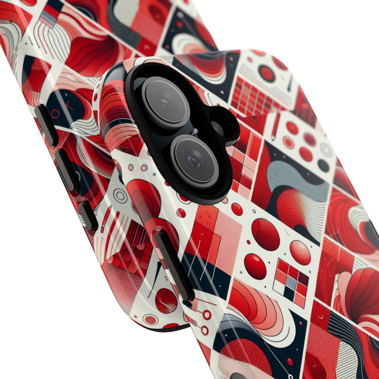 pattern image 7 vibrant 3d wrap phone case for anime and comic fans - bold geometric design for stylish protection compatible with iphone 13, 14, 15 & 16 – all models including pro, pro max & plus