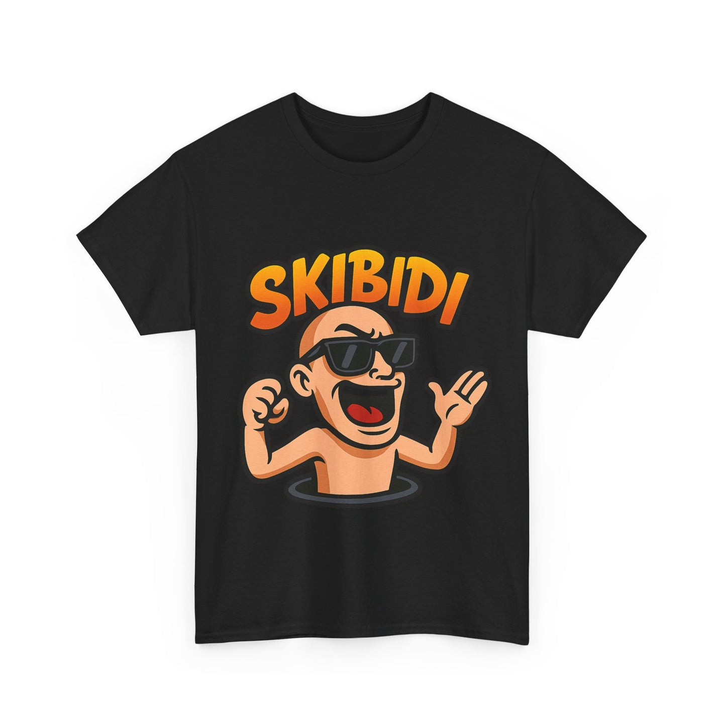 skibidi unisex heavy cotton tee – fun graphic t-shirt for casual wear, stylish and comfortable tee for everyday outfits, perfect gift for friends and family.