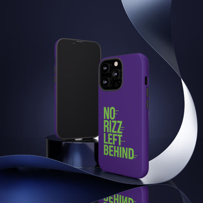 Tough Phone Case - No Rizz Left Behind - Durable, Stylish Protection for Active Lifestyles - Impact-Resistant, Dual Layer, Shock-Absorbing TPU - Perfect Gift for Tech Lovers