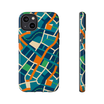 Multicolour Abstract Geometric Phone Case for Stylish Protection Compatible with iPhone 13, 14, 15 & 16 – All Models Including Pro, Pro Max & Plus