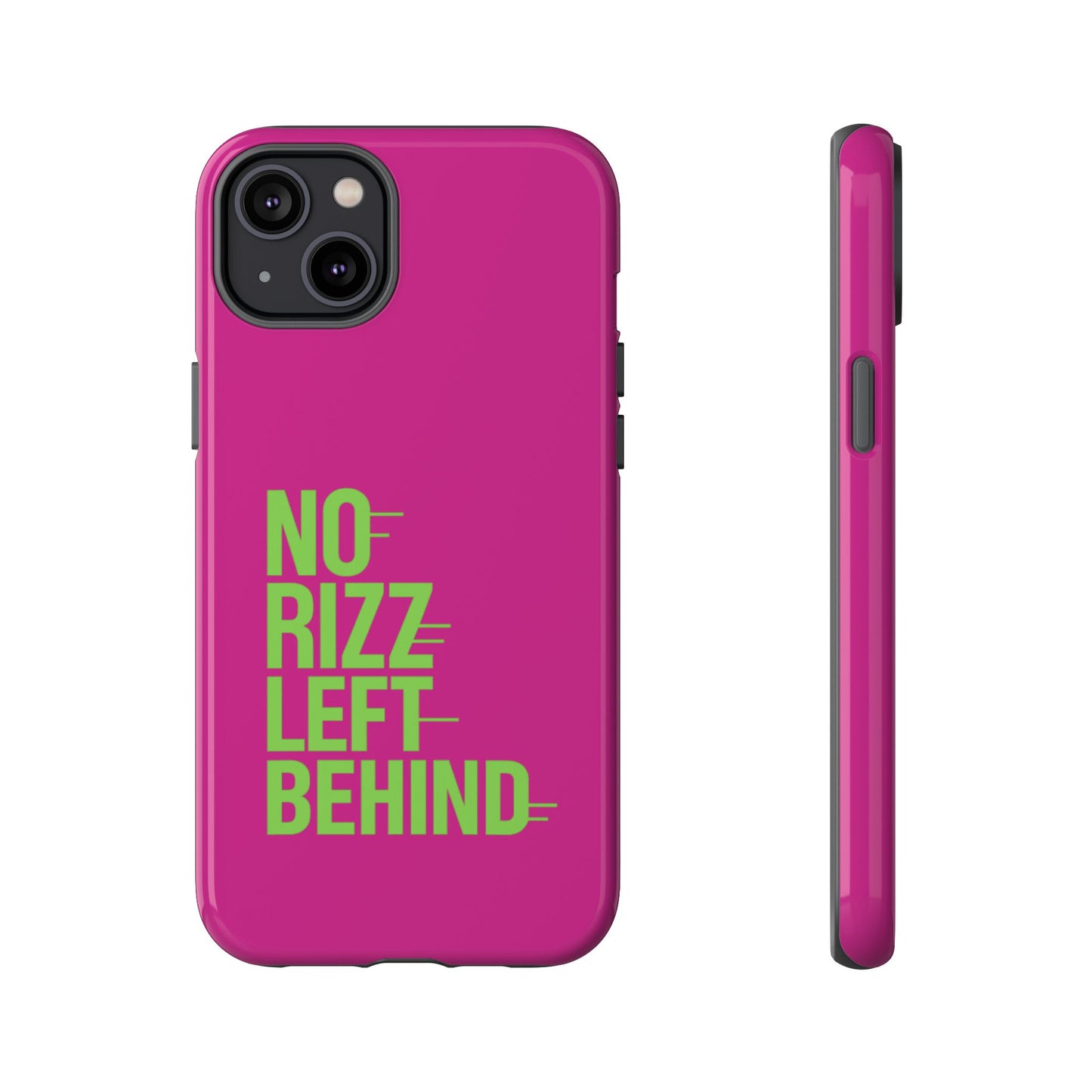 tough cases - no rizz left behind phone case for ultimate protection and style