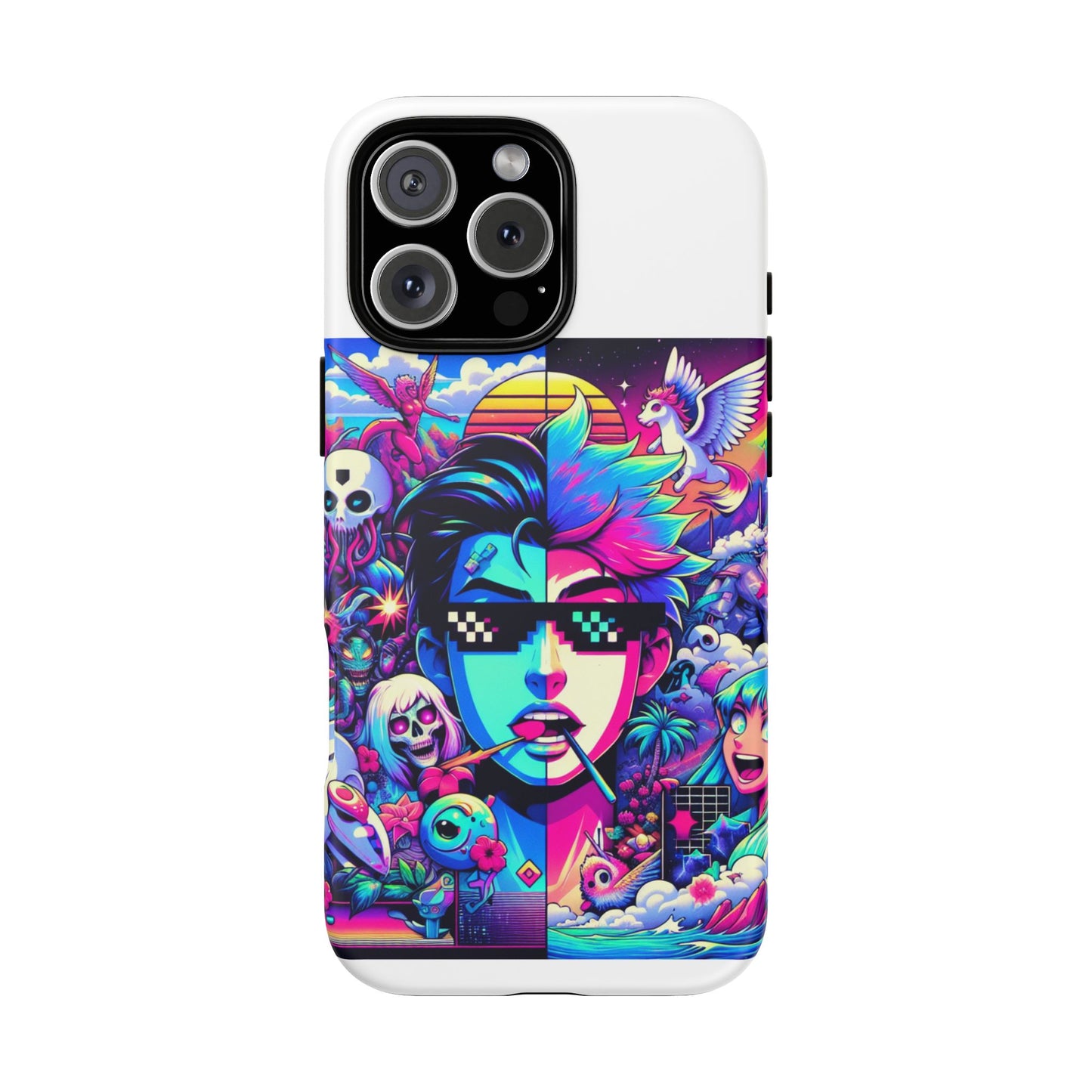 skibidi on sight protective phone case for anime lovers