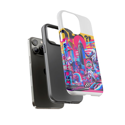 Ohio More Like Oh-Yes Protective Phone Case for Smartphones, 3D Wrap Design, UV Protected, Shock Absorbing, Ideal Gift for Anime and Comic Lovers