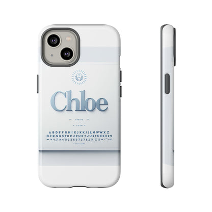 Vibrant 3D Protective Phone Case with Playful Blue Alphabet Design Stylish Accessory for Self-Expression Compatible with iPhone 13, 14, 15 & 16 – all models including Pro, Pro Max & Plus