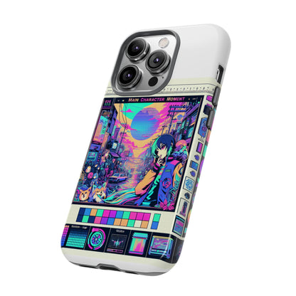 Main Character Moment Protective Phone Case, 3D Wrap Design, Durable TPU Silicone, UV Protected, Anime and Comic Inspired, Unique Gift for Tech Enthusiasts